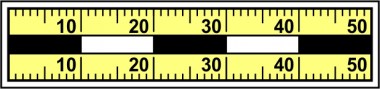 Měřítko Ž 5 x 1 cm ČBM17